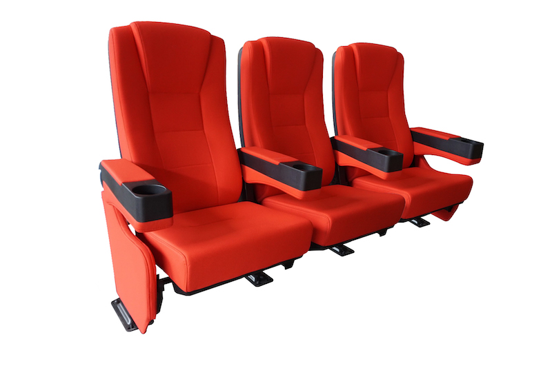 Paleis naald Dierentuin CineSlider Luxe thuis bioscoopstoelen rij van 3 stoelen
