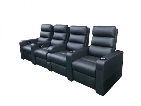 Black Vulcan 4 zitter vipseat