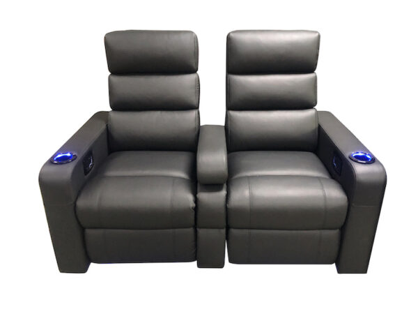 Black Vulcan twin vipseat recliner