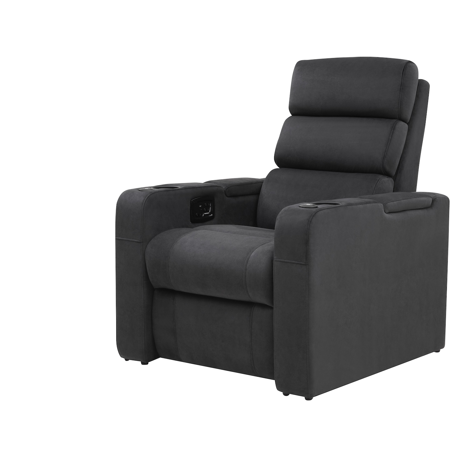 Don Vito TriMotion Vault Luxus Stoff Kinosessel – Seitenansicht