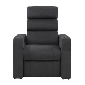 Don Vito TriMotion Vault Luxus Stoff Kinosessel – Vorderansicht