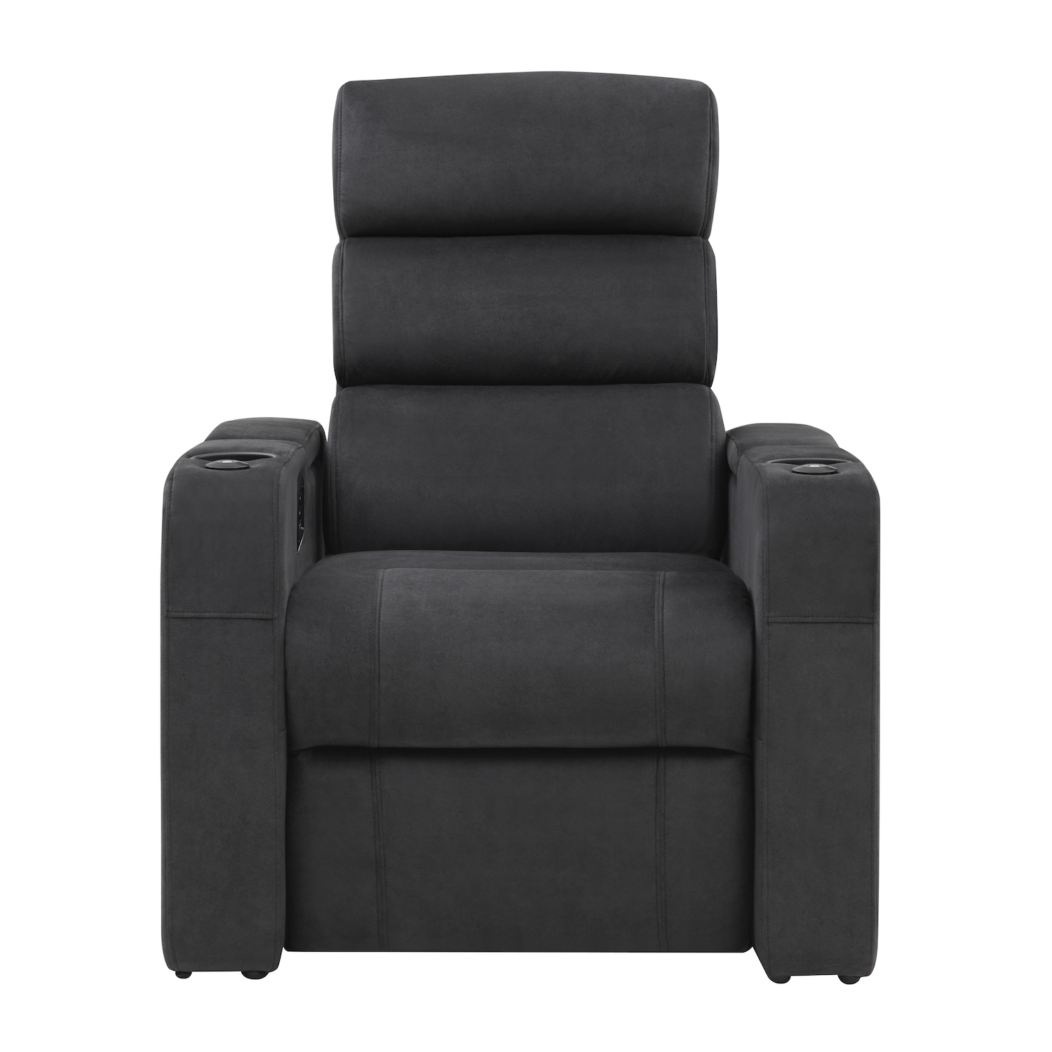 Don Vito TriMotion Vault Luxus Stoff Kinosessel – Vorderansicht